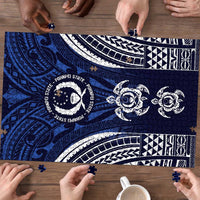 FSM Pohnpei States Puzzle Micronesia Six 9 One Polynesian Tribal Pattern LT9 - Polynesian Pride