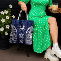 FSM Pohnpei States Tote Bag Micronesia Six 9 One Polynesian Tribal Pattern - Polynesian Pride