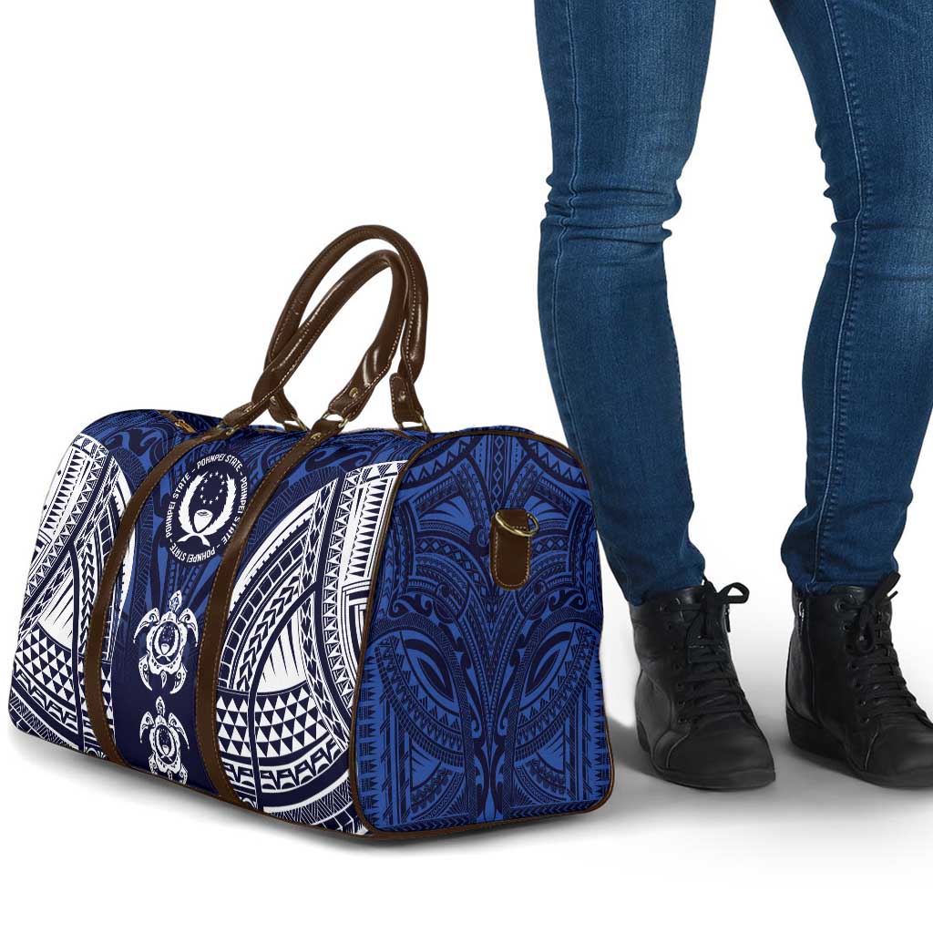 FSM Pohnpei States Travel Bag Micronesia Six 9 One Polynesian Tribal Pattern - Polynesian Pride