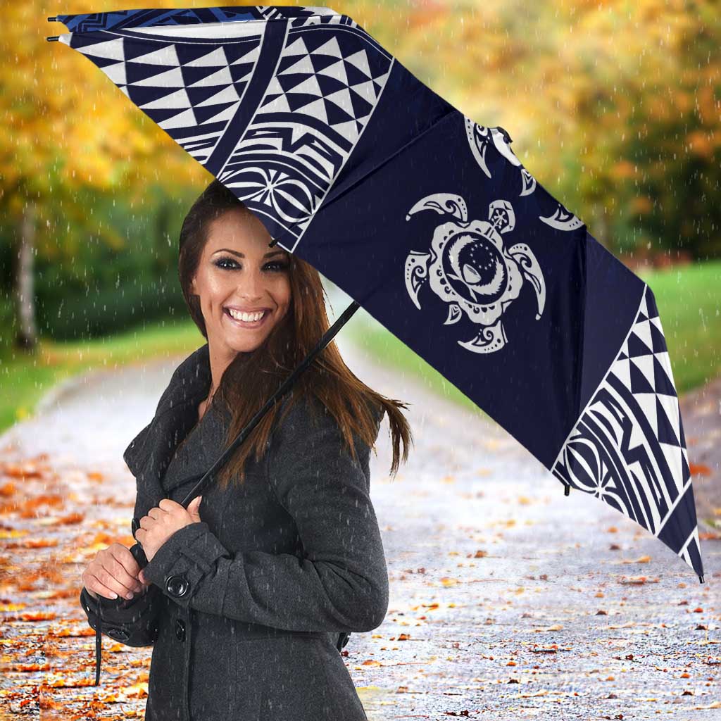 FSM Pohnpei States Umbrella Micronesia Six 9 One Polynesian Tribal Pattern - Polynesian Pride