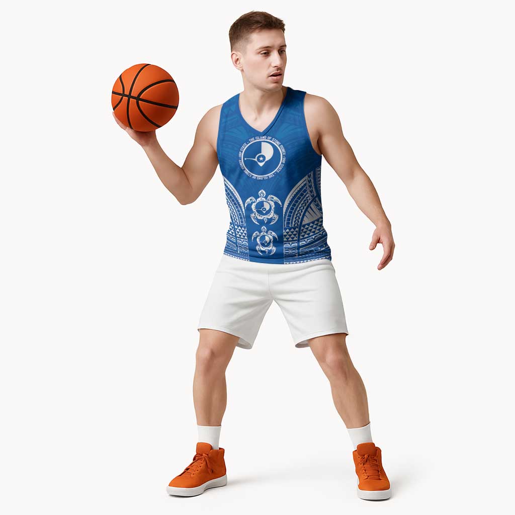 FSM Yap States Basketball Jersey Micronesia Six 9 One Polynesian Tribal Pattern - Polynesian Pride