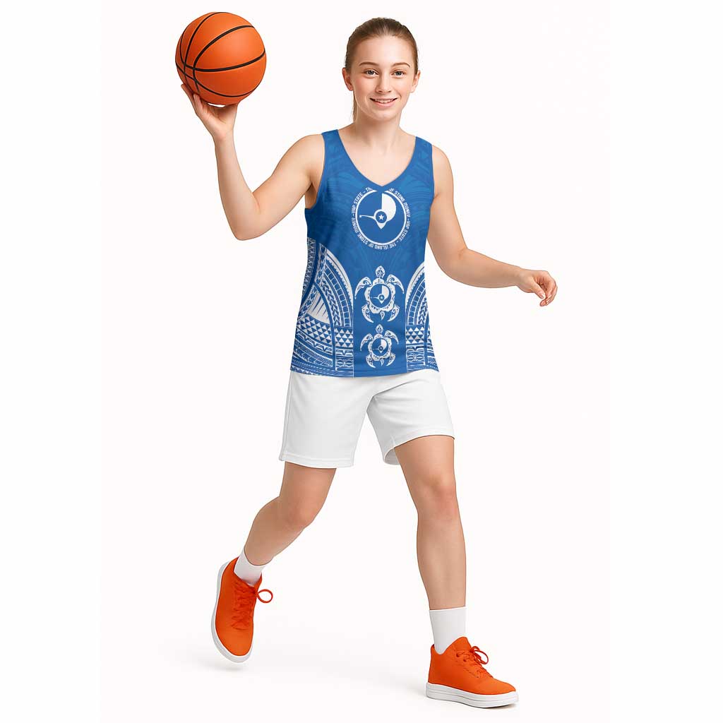 FSM Yap States Basketball Jersey Micronesia Six 9 One Polynesian Tribal Pattern - Polynesian Pride