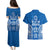 FSM Yap States Couples Matching Puletasi and Hawaiian Shirt Micronesia Six 9 One Polynesian Tribal Pattern