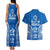 FSM Yap States Couples Matching Tank Maxi Dress and Hawaiian Shirt Micronesia Six 9 One Polynesian Tribal Pattern