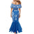 FSM Yap States Family Matching Mermaid Dress and Hawaiian Shirt Micronesia Six 9 One Polynesian Tribal Pattern