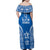 FSM Yap States Family Matching Off Shoulder Maxi Dress and Hawaiian Shirt Micronesia Six 9 One Polynesian Tribal Pattern