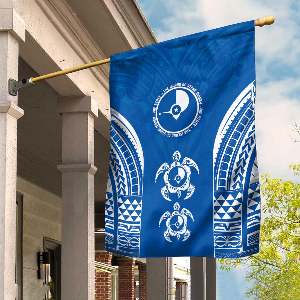FSM Yap States Garden Flag Micronesia Six 9 One Polynesian Tribal Pattern