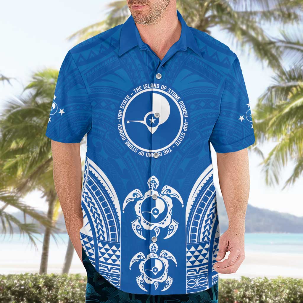 FSM Yap States Hawaiian Shirt Micronesia Six 9 One Polynesian Tribal Pattern