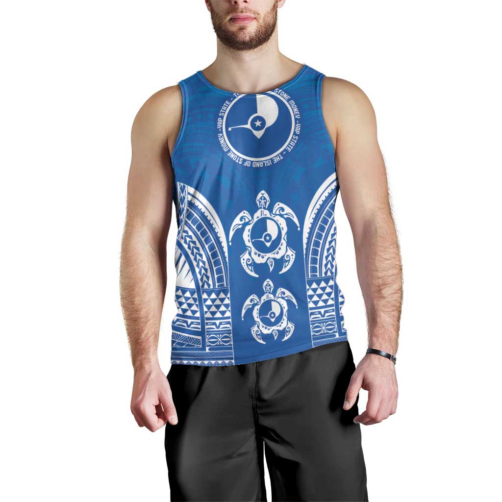FSM Yap States Men Tank Top Micronesia Six 9 One Polynesian Tribal Pattern LT9 - Polynesian Pride