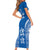 FSM Yap States Short Sleeve Bodycon Dress Micronesia Six 9 One Polynesian Tribal Pattern