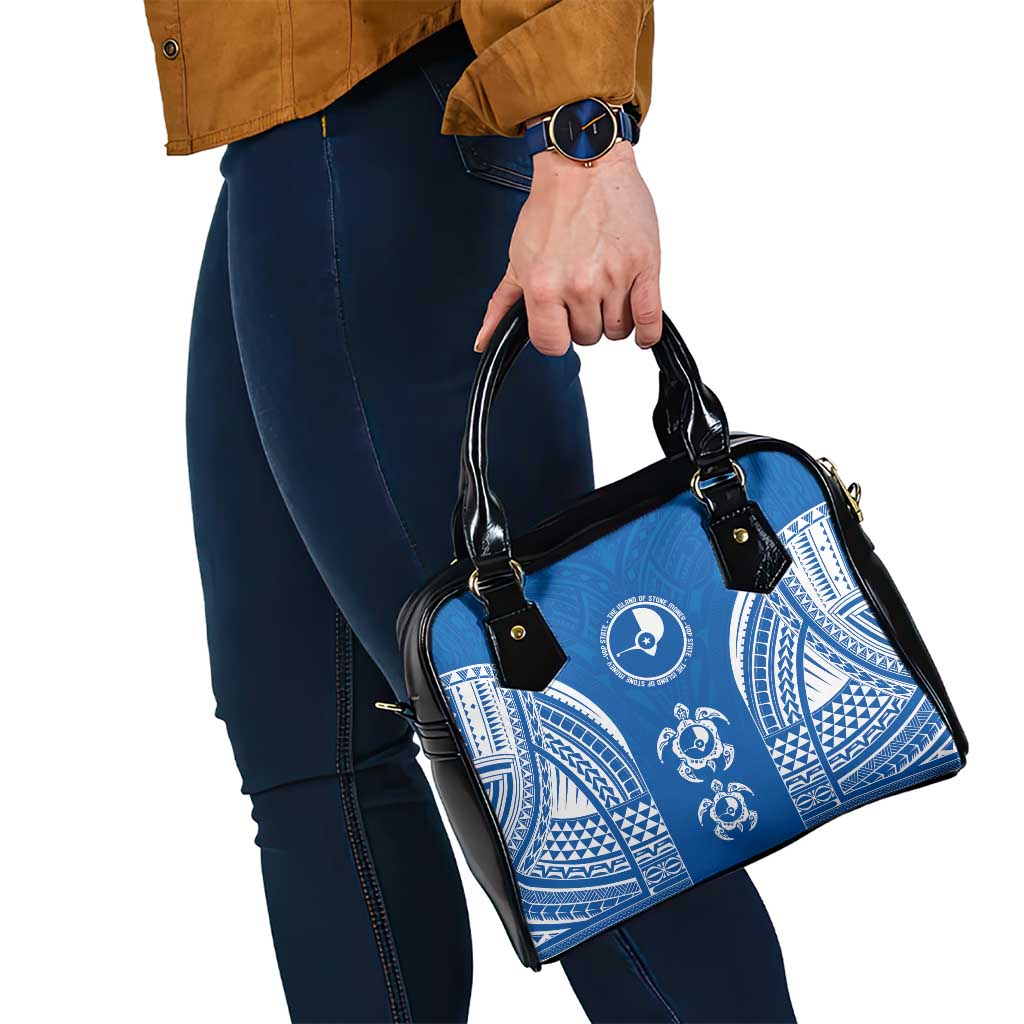 FSM Yap States Shoulder Handbag Micronesia Six 9 One Polynesian Tribal Pattern LT9 - Polynesian Pride