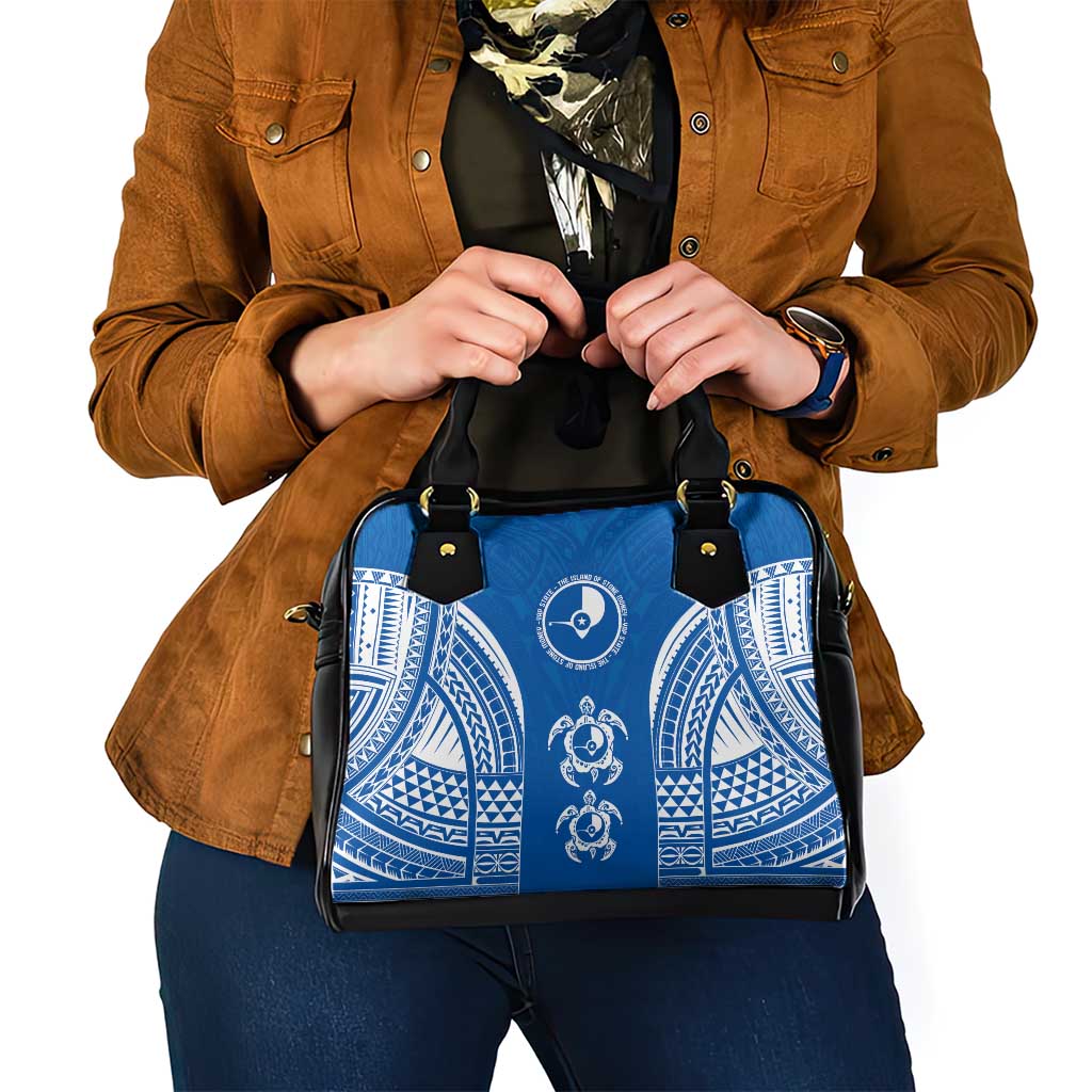 FSM Yap States Shoulder Handbag Micronesia Six 9 One Polynesian Tribal Pattern LT9 - Polynesian Pride