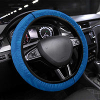 FSM Yap States Steering Wheel Cover Micronesia Six 9 One Polynesian Tribal Pattern