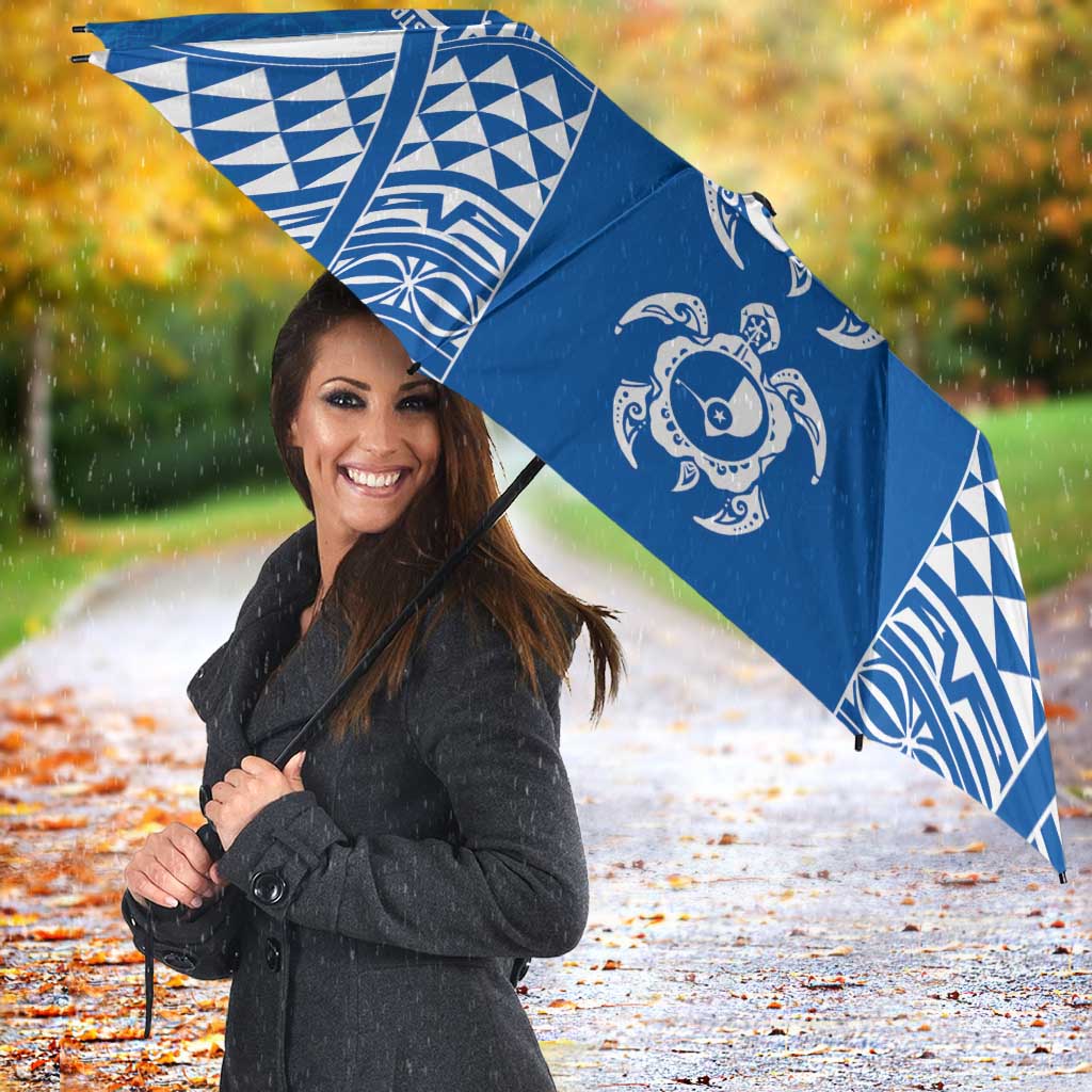 FSM Yap States Umbrella Micronesia Six 9 One Polynesian Tribal Pattern - Polynesian Pride