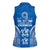 FSM Yap States Women Sleeveless Polo Shirt Micronesia Six 9 One Polynesian Tribal Pattern