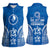 FSM Yap States Women Sleeveless Polo Shirt Micronesia Six 9 One Polynesian Tribal Pattern