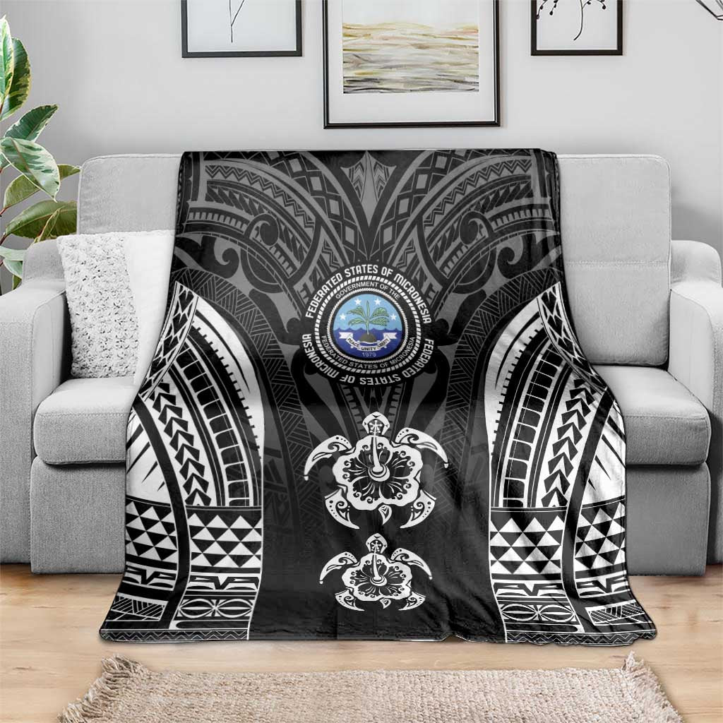 FSM Micronesia Six 9 One Blanket Polynesian Tribal Pattern
