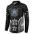 FSM Micronesia Six 9 One Button Sweatshirt Polynesian Tribal Pattern
