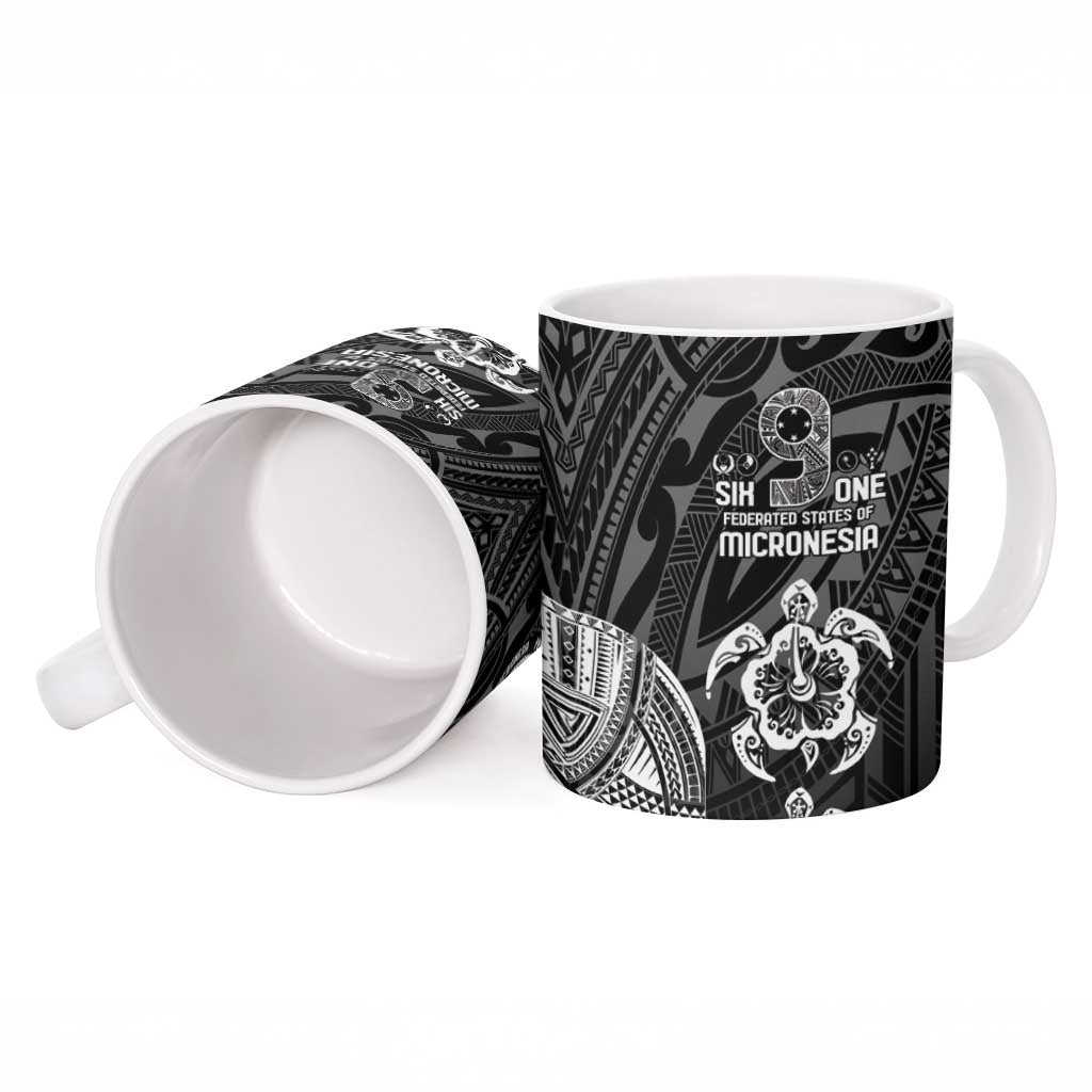 FSM Micronesia Six 9 One Ceramic Mug Polynesian Tribal Pattern LT9 - Polynesian Pride