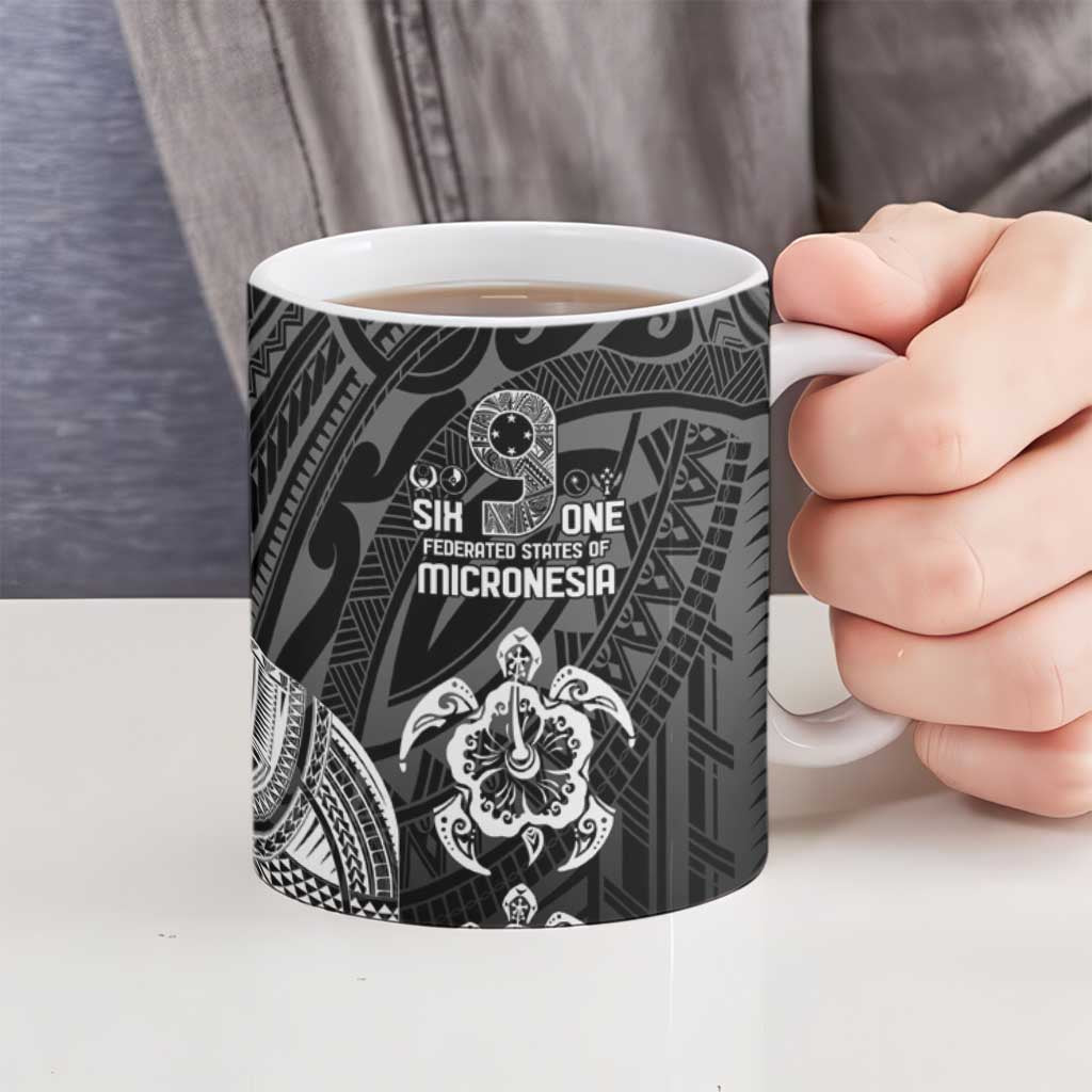 FSM Micronesia Six 9 One Ceramic Mug Polynesian Tribal Pattern LT9 - Polynesian Pride