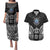 FSM Micronesia Six 9 One Couples Matching Puletasi and Hawaiian Shirt Polynesian Tribal Pattern
