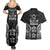 FSM Micronesia Six 9 One Couples Matching Summer Maxi Dress and Hawaiian Shirt Polynesian Tribal Pattern