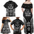 FSM Micronesia Six 9 One Family Matching Off Shoulder Maxi Dress and Hawaiian Shirt Polynesian Tribal Pattern
