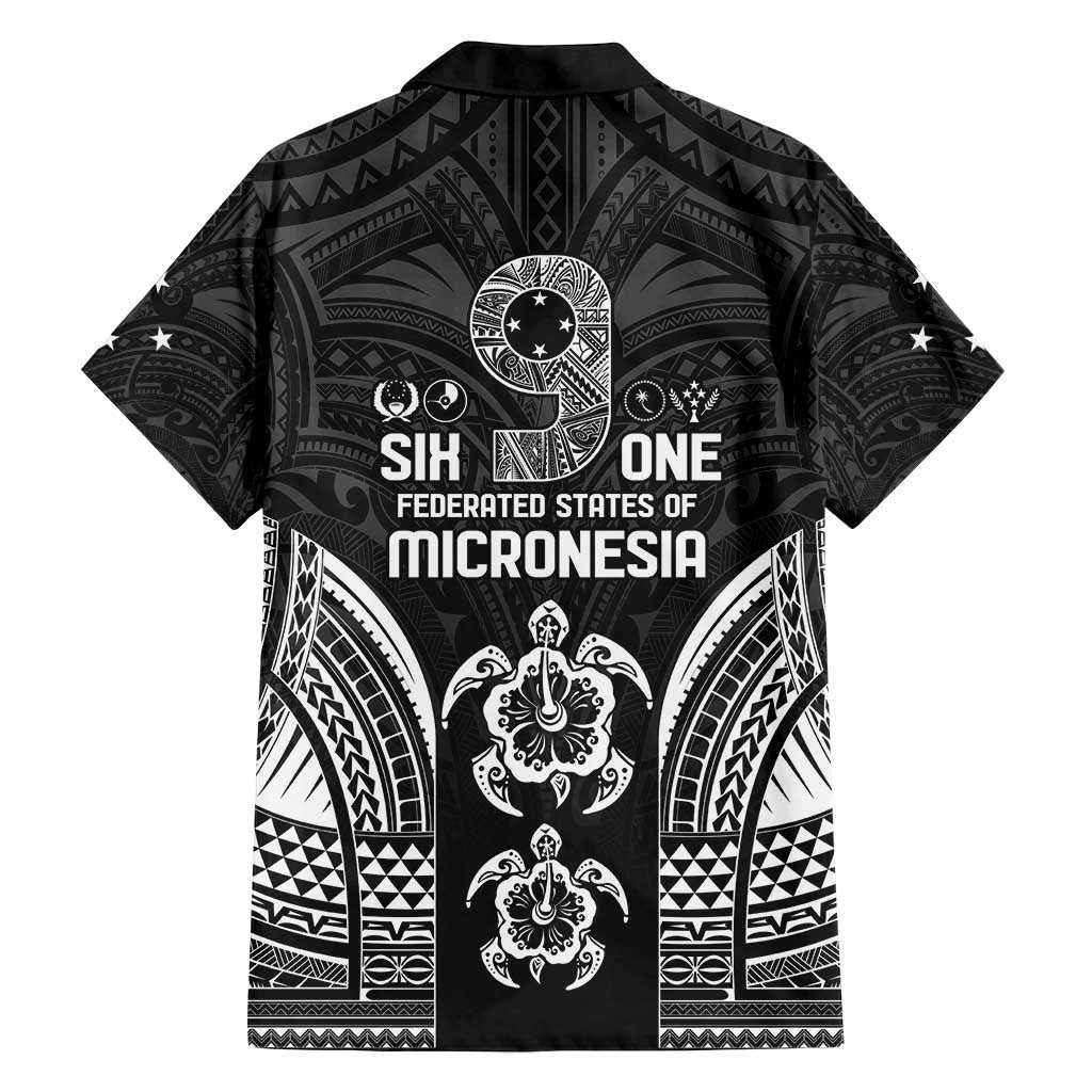 FSM Micronesia Six 9 One Family Matching Off Shoulder Maxi Dress and Hawaiian Shirt Polynesian Tribal Pattern