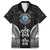 FSM Micronesia Six 9 One Family Matching Short Sleeve Bodycon Dress and Hawaiian Shirt Polynesian Tribal Pattern