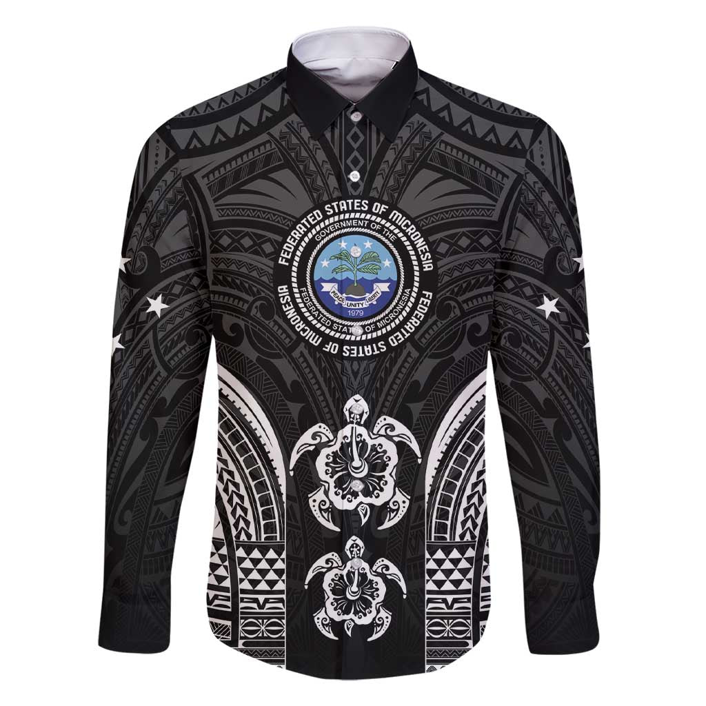 FSM Micronesia Six 9 One Family Matching Short Sleeve Bodycon Dress and Hawaiian Shirt Polynesian Tribal Pattern