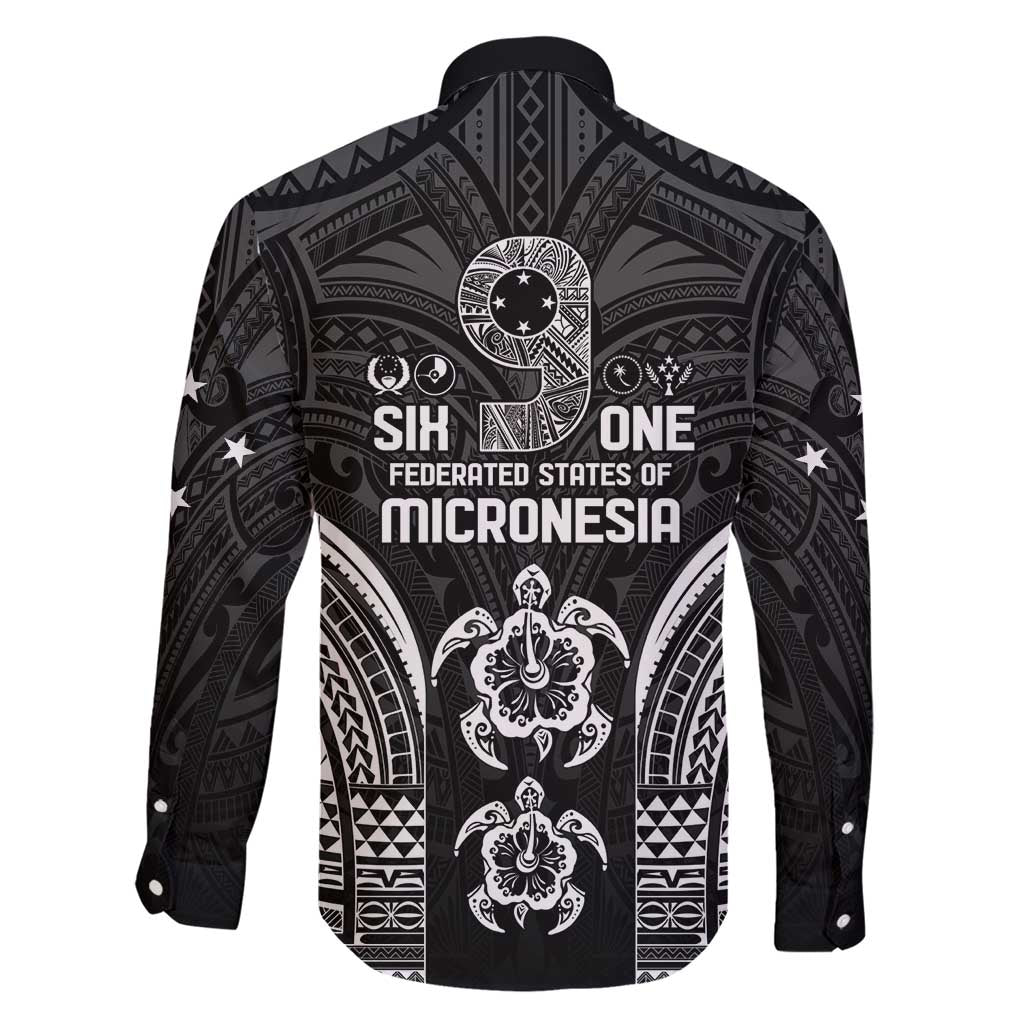 FSM Micronesia Six 9 One Family Matching Short Sleeve Bodycon Dress and Hawaiian Shirt Polynesian Tribal Pattern