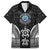 FSM Micronesia Six 9 One Family Matching Tank Maxi Dress and Hawaiian Shirt Polynesian Tribal Pattern