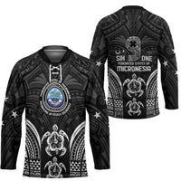 FSM Micronesia Six 9 One Hockey Jersey Polynesian Tribal Pattern - Polynesian Pride