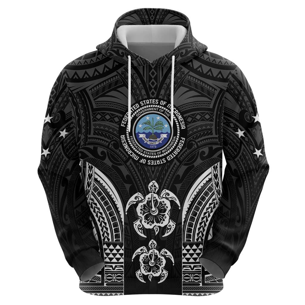 FSM Micronesia Six 9 One Hoodie Polynesian Tribal Pattern