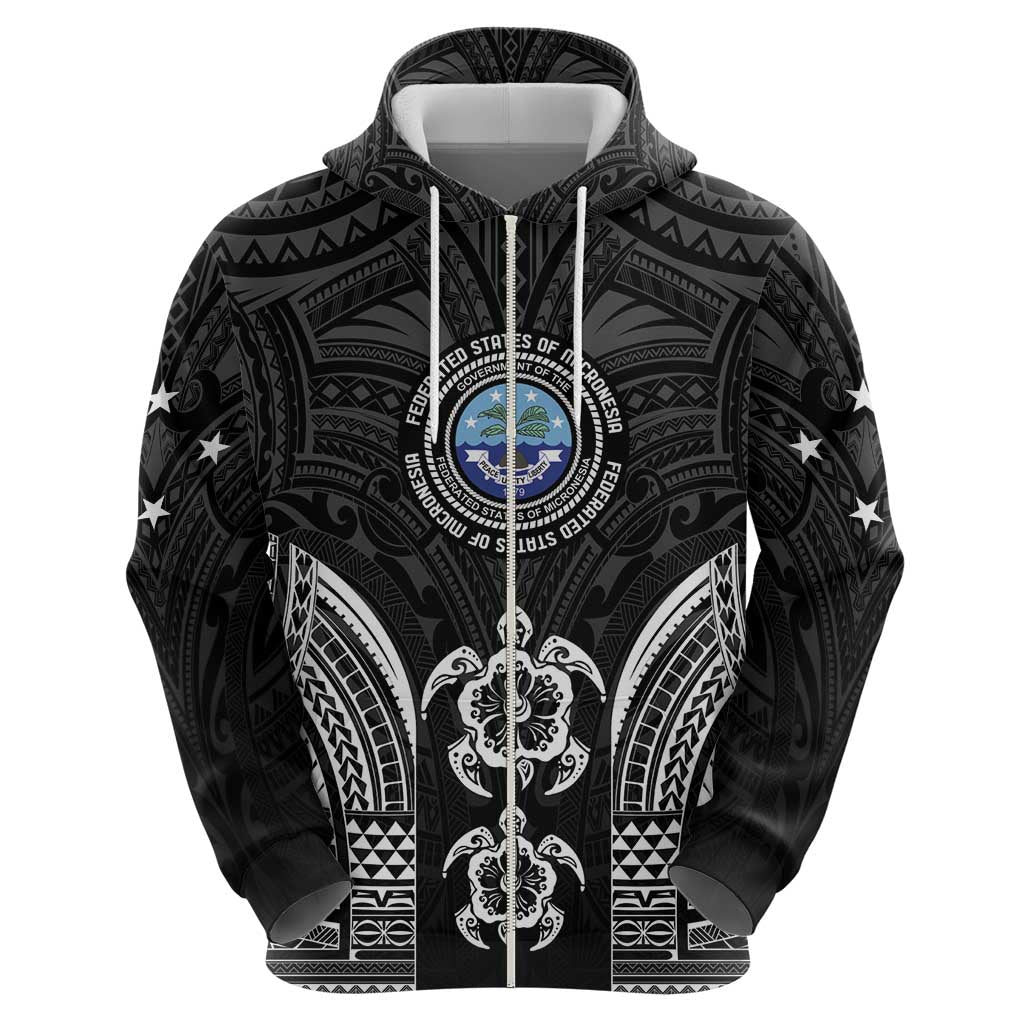 FSM Micronesia Six 9 One Hoodie Polynesian Tribal Pattern