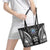 FSM Micronesia Six 9 One Leather Tote Bag Polynesian Tribal Pattern
