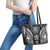 FSM Micronesia Six 9 One Leather Tote Bag Polynesian Tribal Pattern