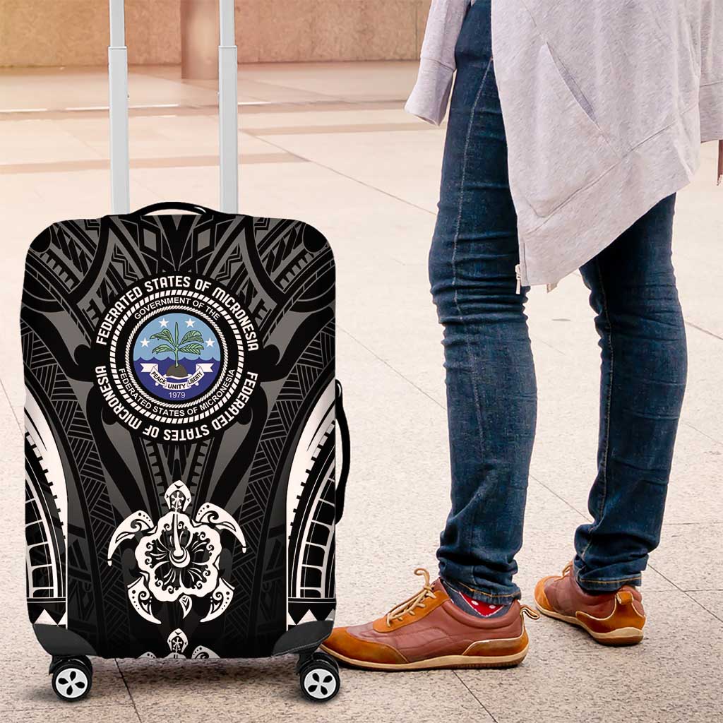 FSM Micronesia Six 9 One Luggage Cover Polynesian Tribal Pattern