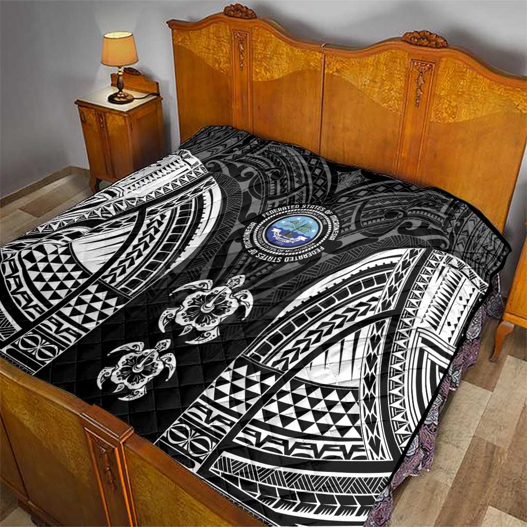 FSM Micronesia Six 9 One Quilt Polynesian Tribal Pattern
