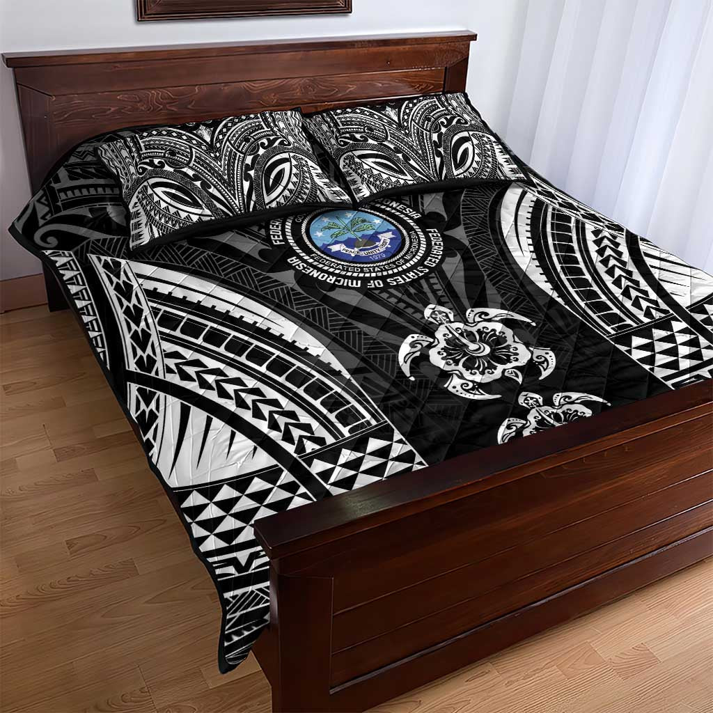 FSM Micronesia Six 9 One Quilt Bed Set Polynesian Tribal Pattern