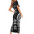 FSM Micronesia Six 9 One Short Sleeve Bodycon Dress Polynesian Tribal Pattern