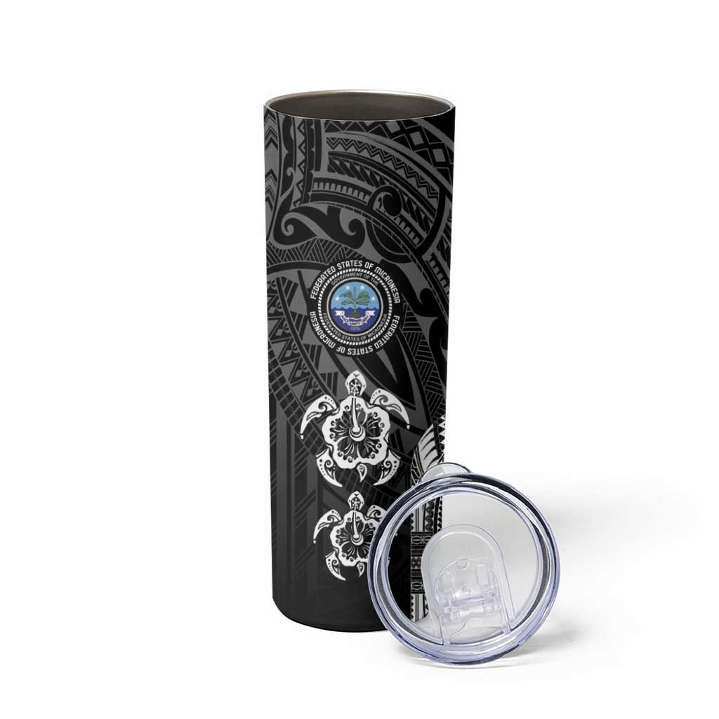 FSM Micronesia Six 9 One Skinny Tumbler Polynesian Tribal Pattern