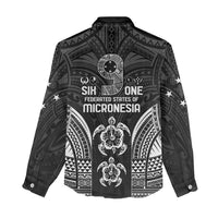FSM Micronesia Six 9 One Women Casual Shirt Polynesian Tribal Pattern