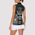 FSM Micronesia Six 9 One Women Sleeveless Polo Shirt Polynesian Tribal Pattern