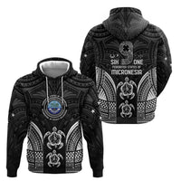 FSM Micronesia Six 9 One Zip Hoodie Polynesian Tribal Pattern