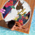 American Samoa Flag Day Since 1900 Beach Blanket Samoa Muamua Le Atua Tropical Flowers
