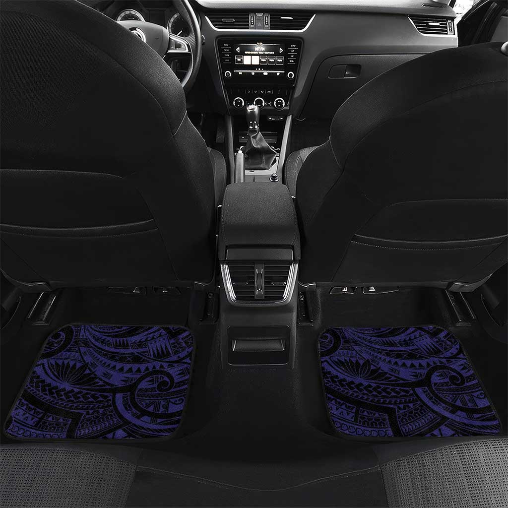 American Samoa Flag Day Since 1900 Car Mats Samoa Muamua Le Atua Tropical Flowers