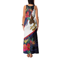 American Samoa Flag Day Since 1900 Family Matching Tank Maxi Dress and Hawaiian Shirt Samoa Muamua Le Atua Tropical Flowers LT9 - Polynesian Pride