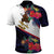 American Samoa Flag Day Since 1900 Polo Shirt Samoa Muamua Le Atua Tropical Flowers