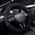American Samoa Flag Day Since 1900 Steering Wheel Cover Samoa Muamua Le Atua Tropical Flowers